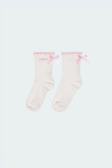 Contrast Frill Socks