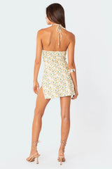Elodie Rose Printed Mini Dress