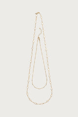 Faux Crystal Cascading Necklace Set