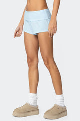 Lucilla Fold Over Ribbed Shorts