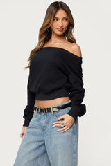 Christy Off Shoulder Sweatshirt