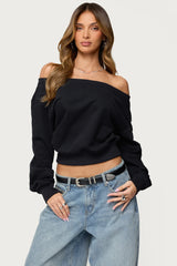 Christy Off Shoulder Sweatshirt