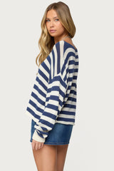 Anney Oversized Striped Sweater