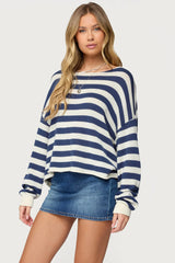 Anney Oversized Striped Sweater