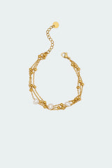 Pearly Layered Bracelet