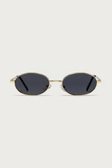 Naomie Oval Metal Sunglasses