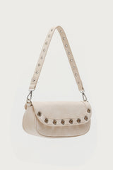 Grommet Faux Leather Bag