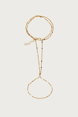 Dainty Disc Hand Chain