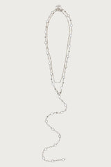 Faux Crystal Cascading Necklace Set