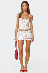 Mica Floral Mini Skort
