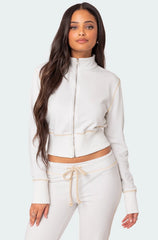 Alexia Zip Up Sweatshirt