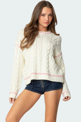 Eleni Cable Knit Sweater