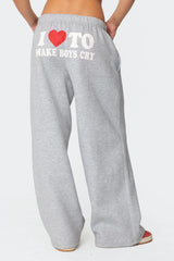 Boys Cry Wide Leg Sweatpants