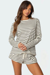 Jordyn Striped Long Sleeve T Shirt