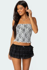 Allison Lace Tube Top