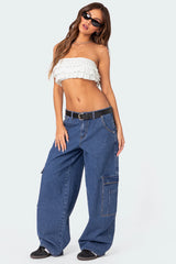 Super Baggy Oversized Belted Jeans