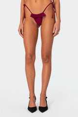 Joelle Ruffled String Bikini Bottom
