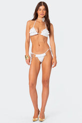 Joelle Ruffled String Bikini Bottom