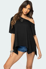 Josy Off Shoulder Handkerchief Top