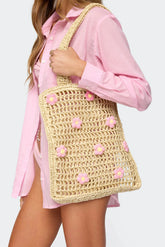 Oopsy Daisy Crochet Tote Bag