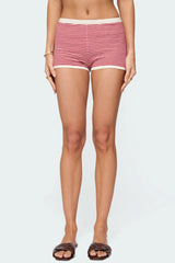 Saylor striped knit shorts
