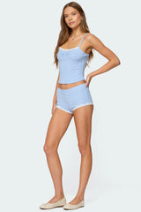 Olena Lacey Henley Tank Top