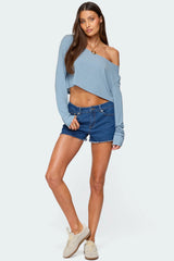 Birdy Low Rise Denim Shorts