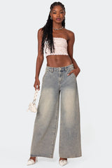 Jakarey Low Rise Baggy Jeans
