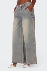 Jakarey Low Rise Baggy Jeans
