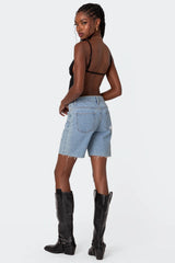 Rylee Tie Front Open Back Top