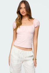 Oleana Gathered Bust Top