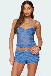 Shailee Ruffled Bra Top