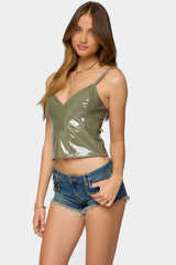 Carmie Vinyl Tank Top