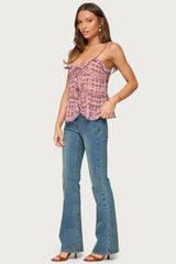 Mattea Low Rise Flared Jeans