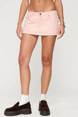 Sukie Denim Mini Skort