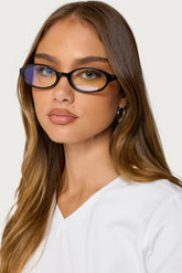 Clark Oval Blue Light Glasses