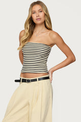 Odora Striped Tube Top