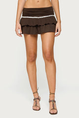 Katarina Ruffle Mini Skirt