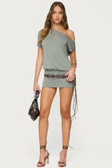 Sevie Off Shoulder Mini Dress