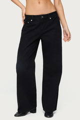 Petite Daytime Low Rise Baggy Jeans