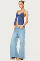 Petite Low Rise Bootcut Jeans
