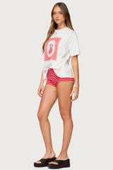 Hali Striped Knit Shorts