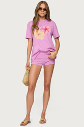 Fleur Fold Over Shorts