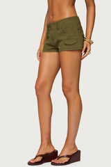 Hazen Grommet Low Rise Shorts