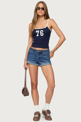 Rylin Low-Rise Denim Shorts