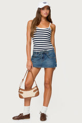 Bailee Striped Ribbed Tank Top