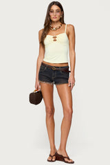 Mistie Denim Micro Shorts