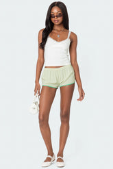 Contrast Stripe Boxer Shorts