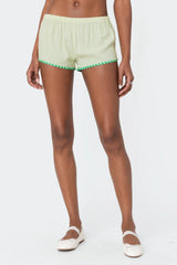 Contrast Stripe Boxer Shorts