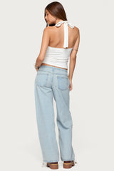 Kylan Asymmetric Halter Top